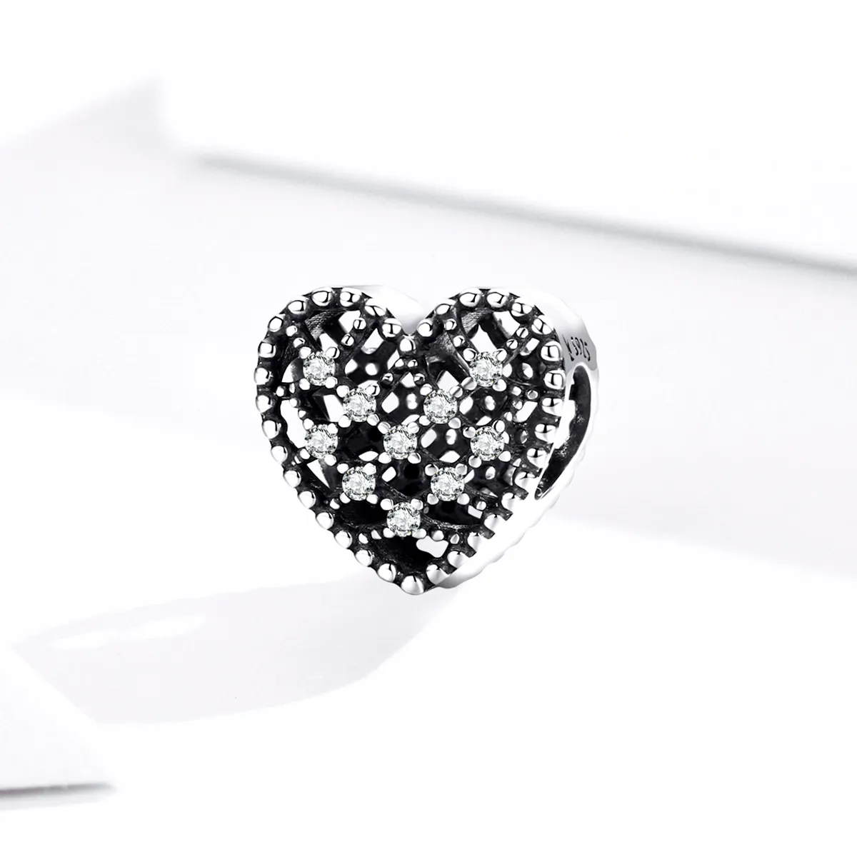 Pandora Style Silver Follow Your Heart Charm - SCC1572