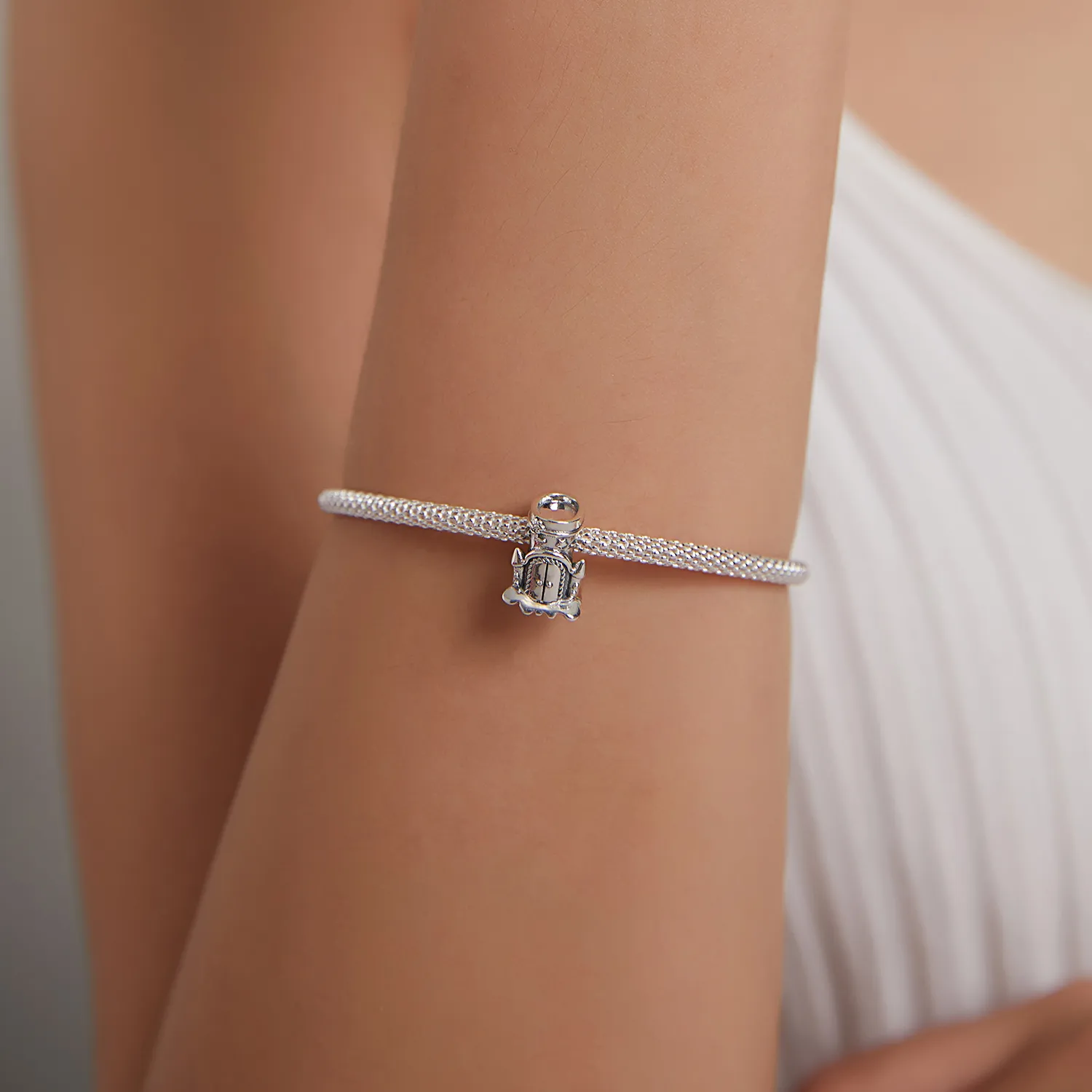 Pandora Style Silver Forest Castle Charm - SCC1866