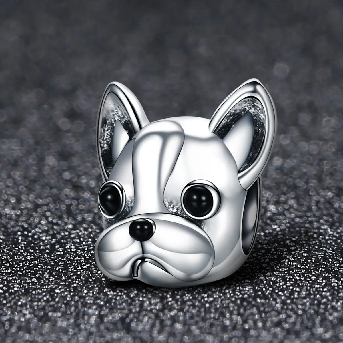 Pandora Style Silver French Bulldog Charm - SCC315