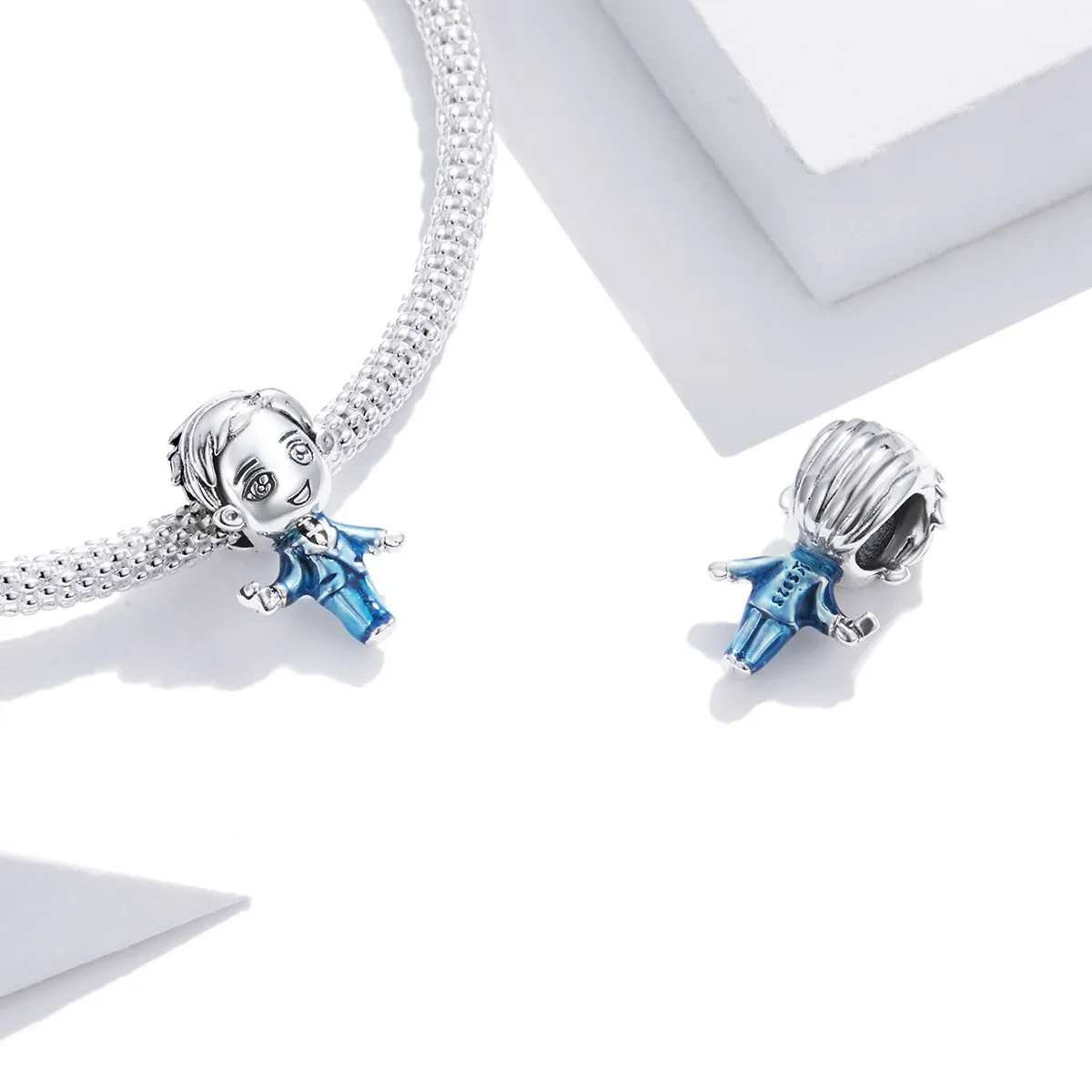 Pandora Style Silver Groom Charm - SCC1812