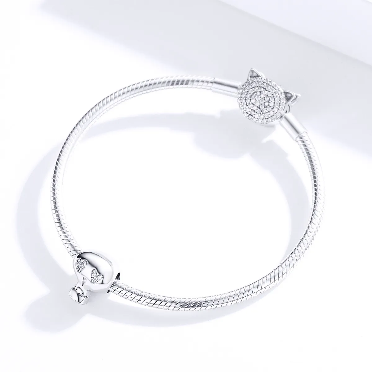 Pandora Style Silver Halloween Skull Charm - SCC1362