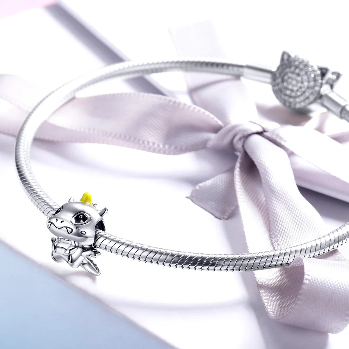 Pandora Style Silver I Am Dragon Charm - BSC060