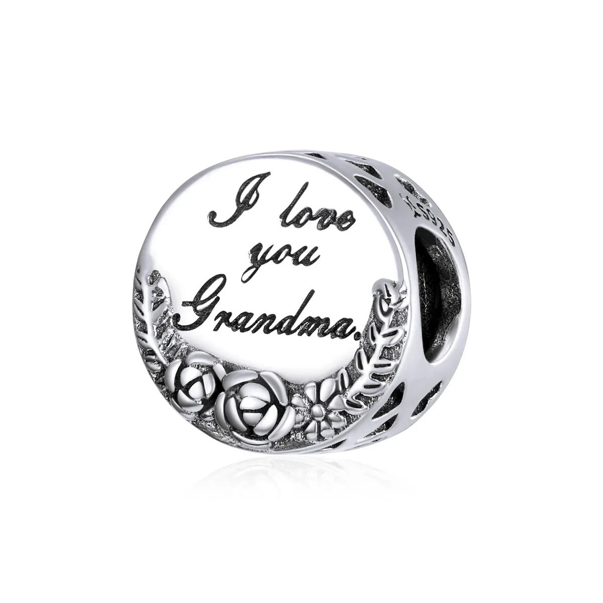 Pandora Style Silver I Love You Grandma Gigi Charm - SCC1762