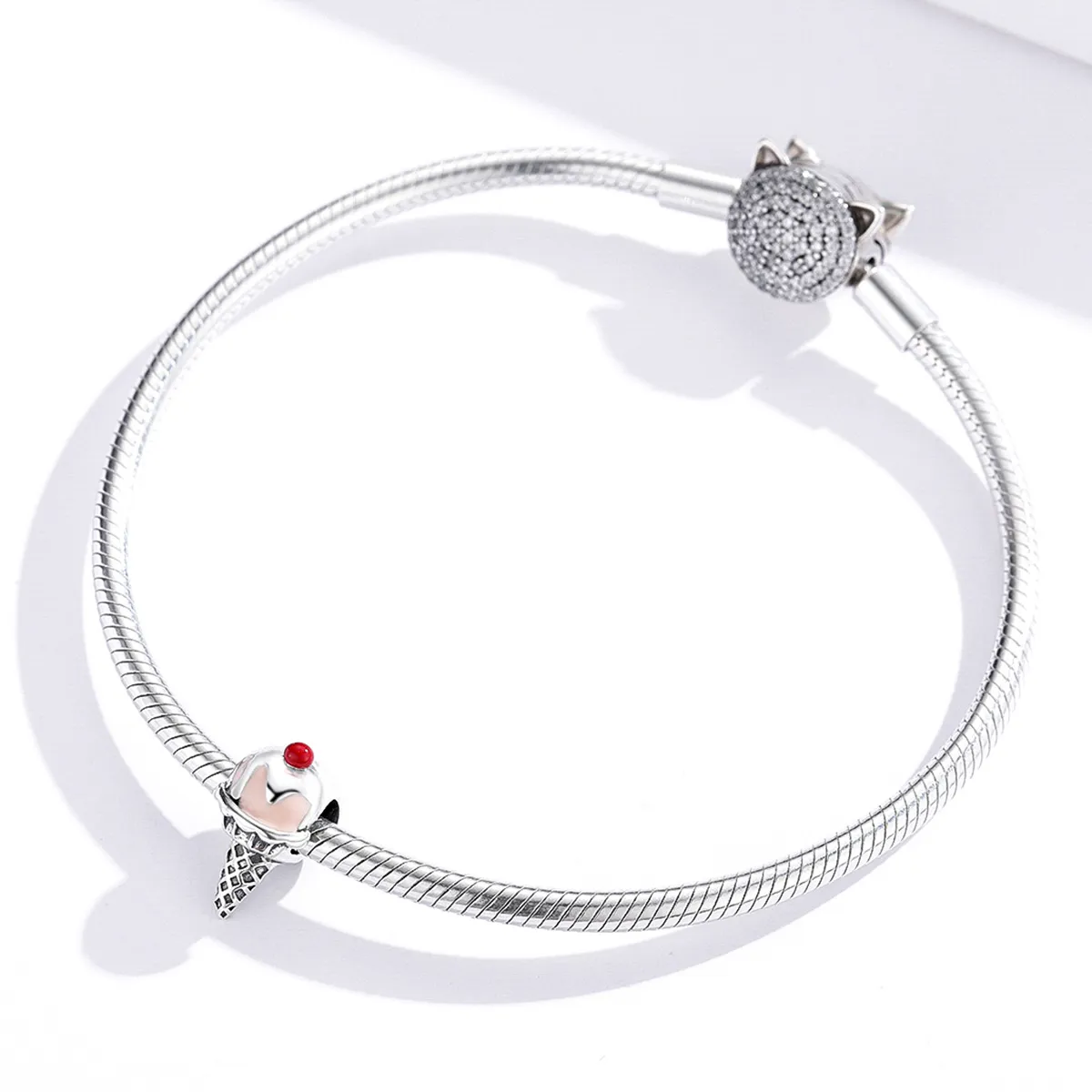 Pandora Style Silver Ice Cream Charm - SCC1533