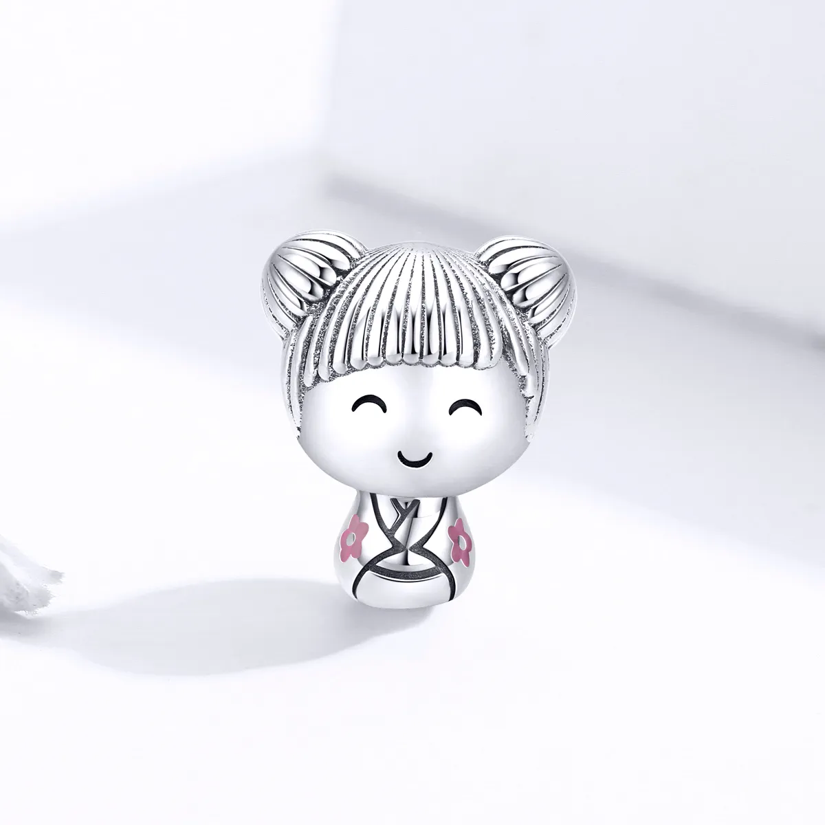 Pandora Style Silver Japanese Doll Charm - SCC1455