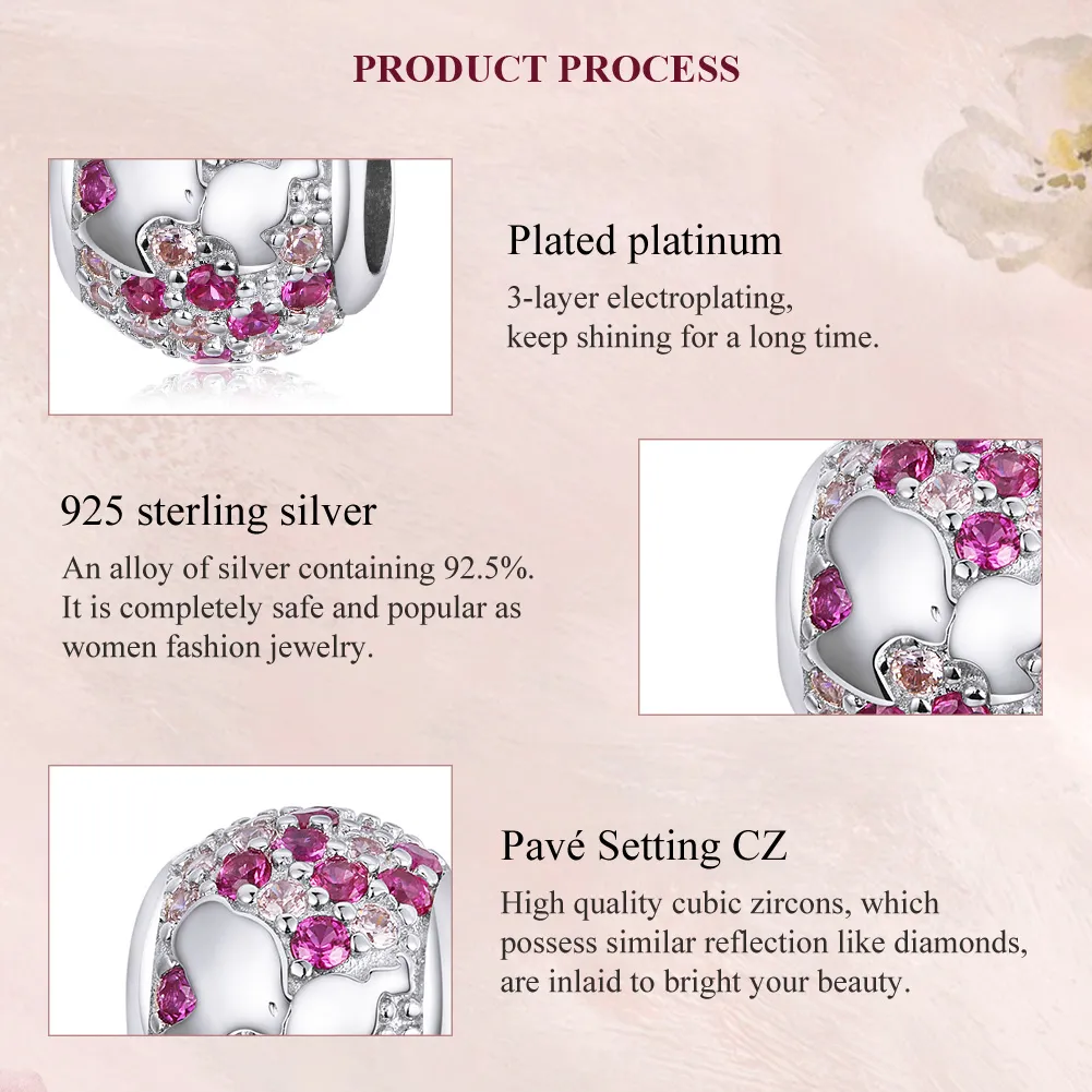 Pandora Style Silver Kiss From Mama Charm - BSC225