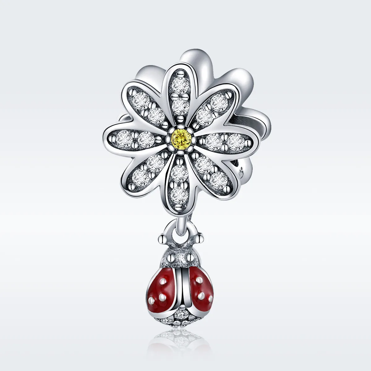 Pandora Style Silver Ladybird'S Story Charm - SCC727