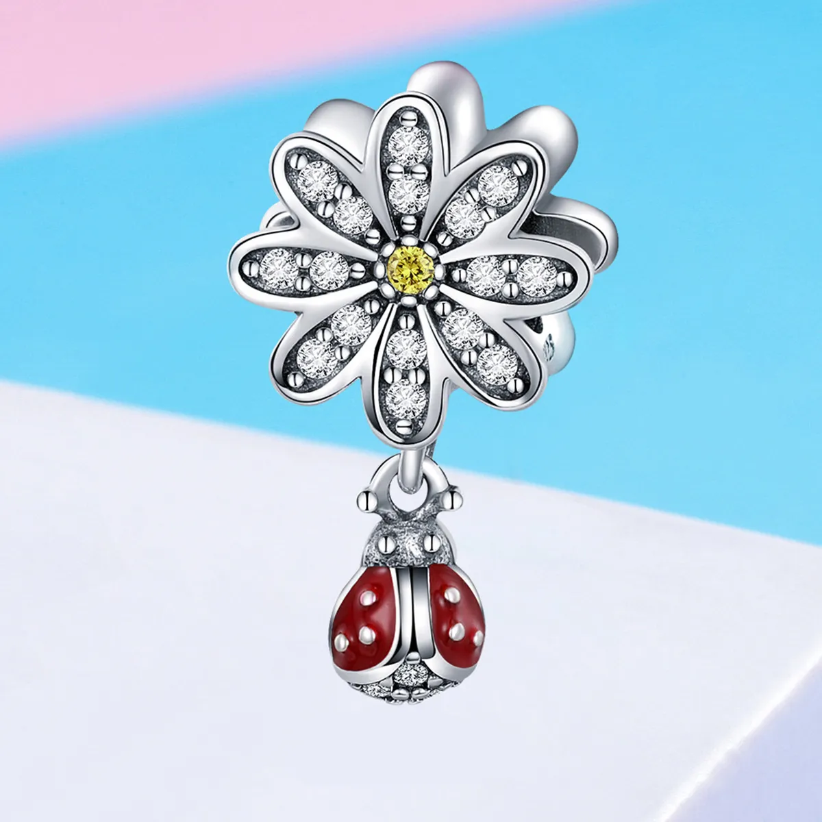 Pandora Style Silver Ladybird'S Story Charm - SCC727