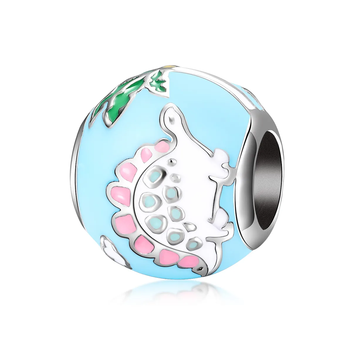 Pandora Style Silver Little Dinosaur Family Charm - SCC909