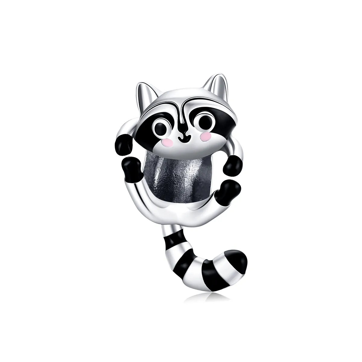 Pandora Style Silver Little Raccoon Charm - BSC403