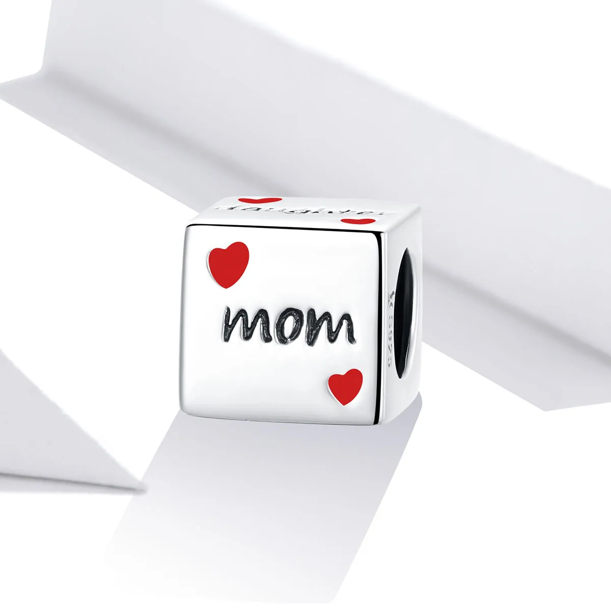 Pandora Style Silver Love Family Dice Charm - SCC1672