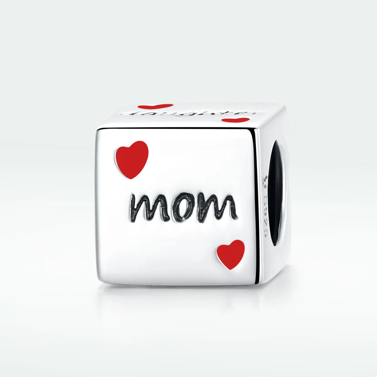Pandora Style Silver Love Family Dice Charm - SCC1672