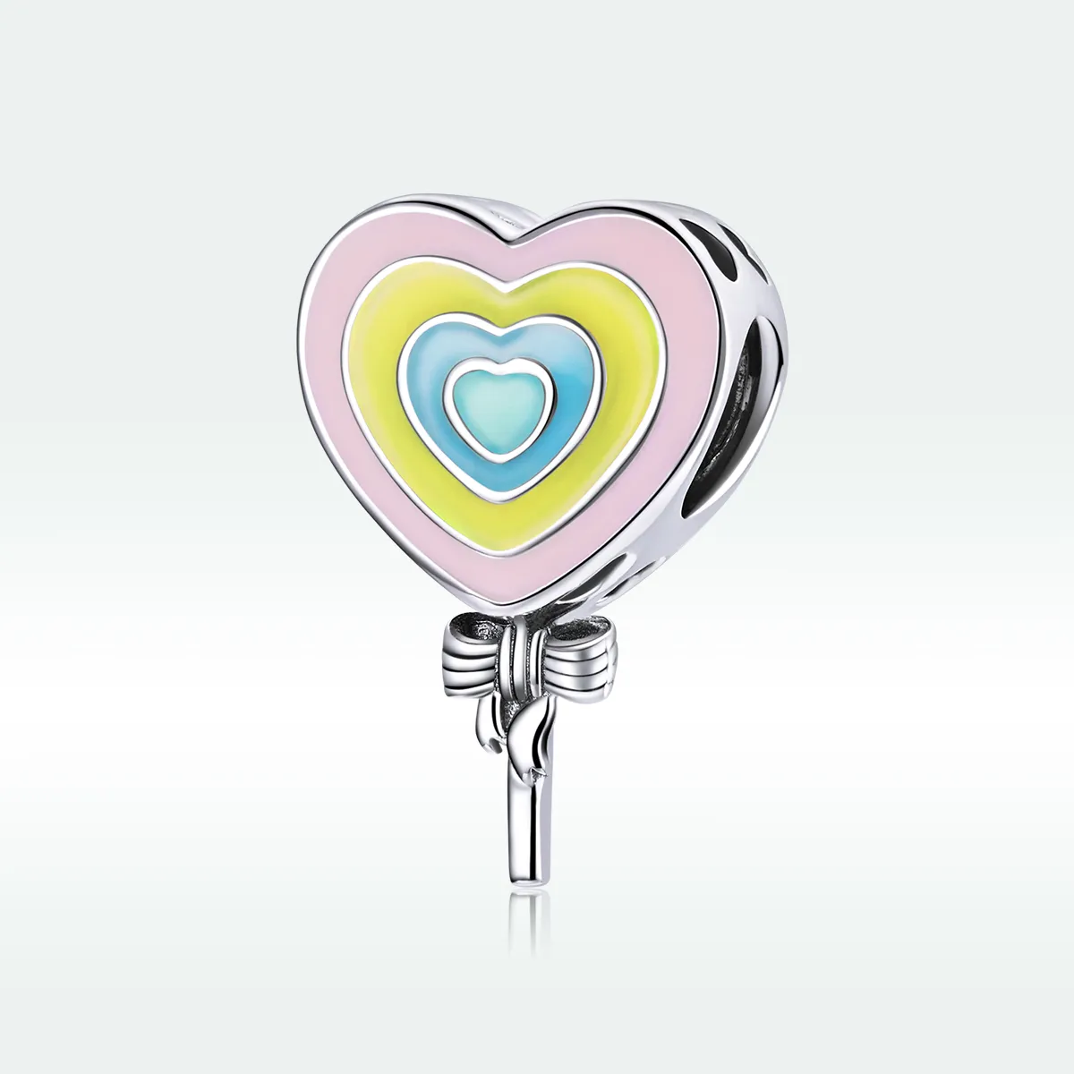 Pandora Style Silver Love Lollipop Charm - SCC1746