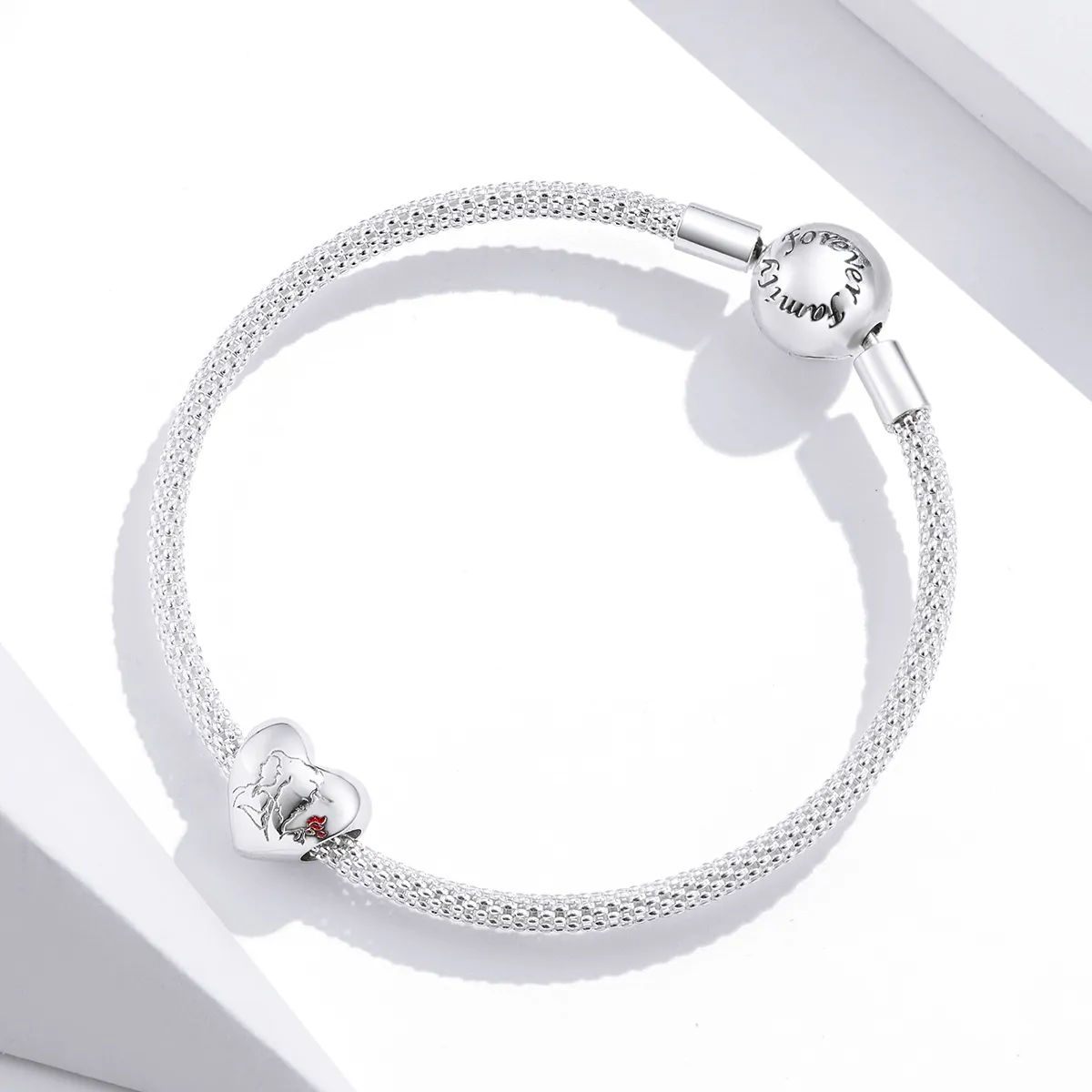 Pandora Style Silver Love Sketch Charm - BSC321