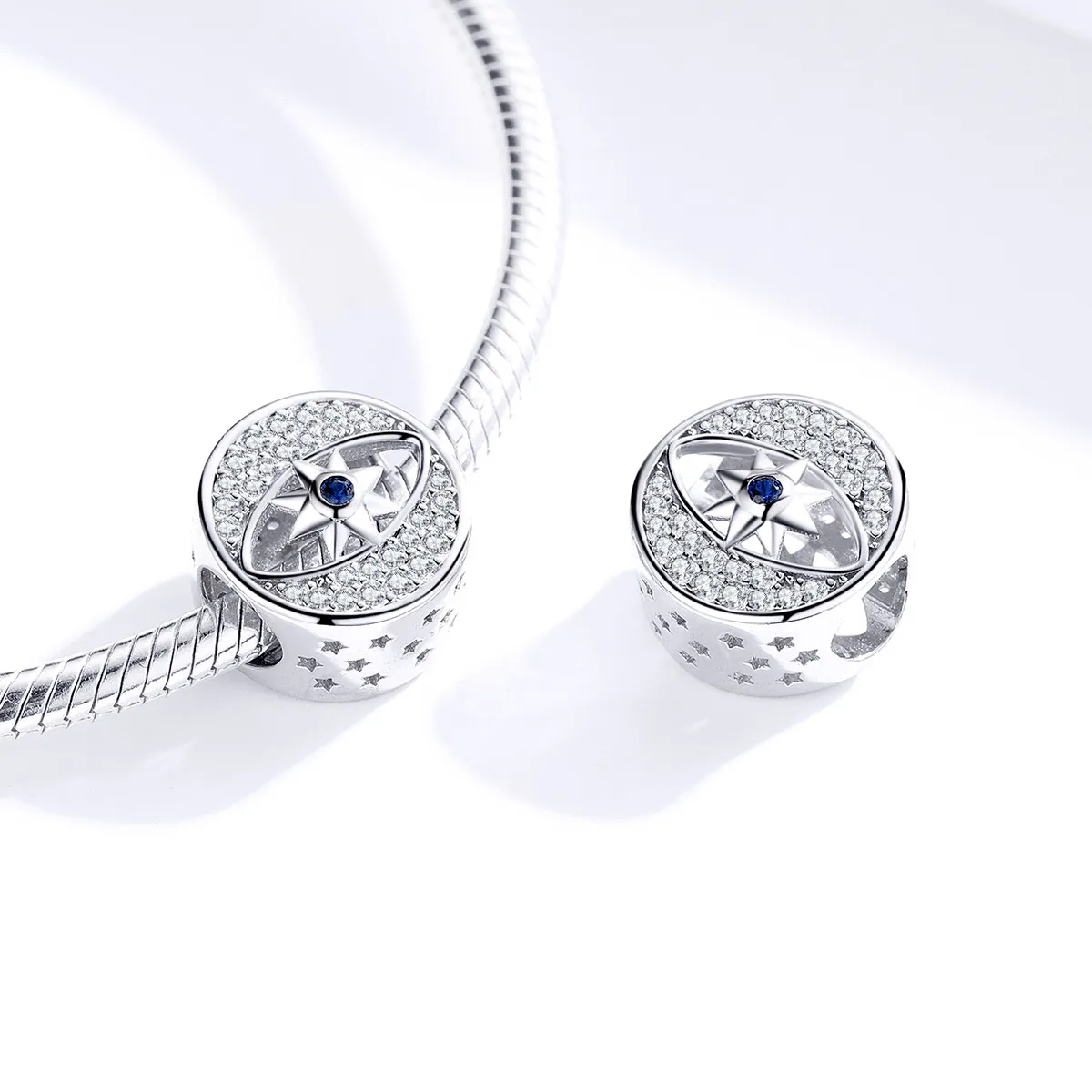 Pandora Style Silver Lucky Eye Charm - SCC1368