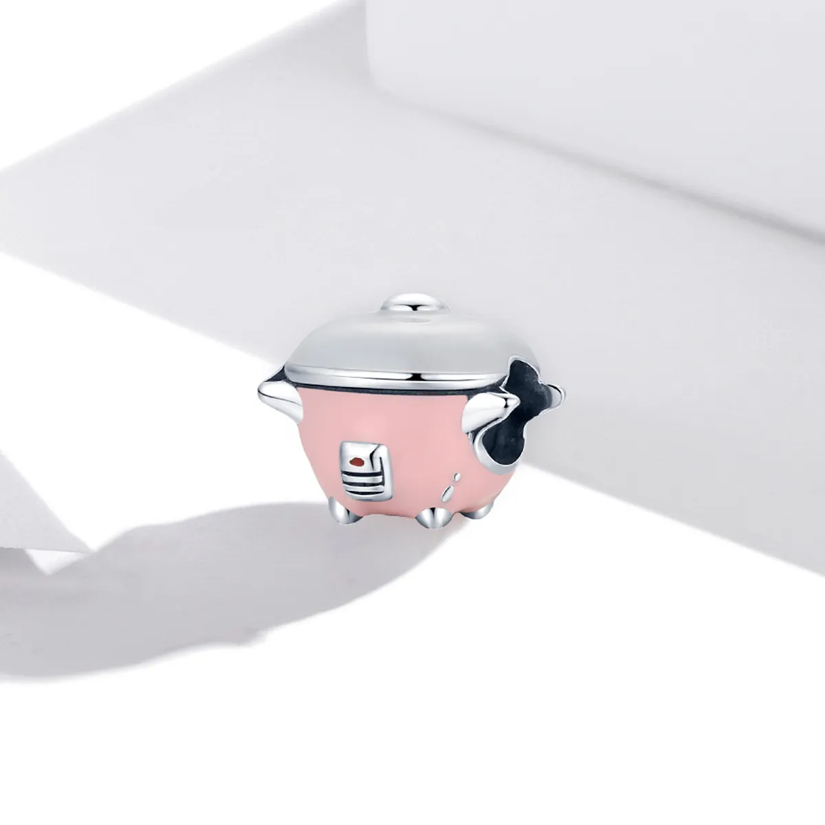 Pandora Style Silver Mini Rice Cooker Charm - SCC1862