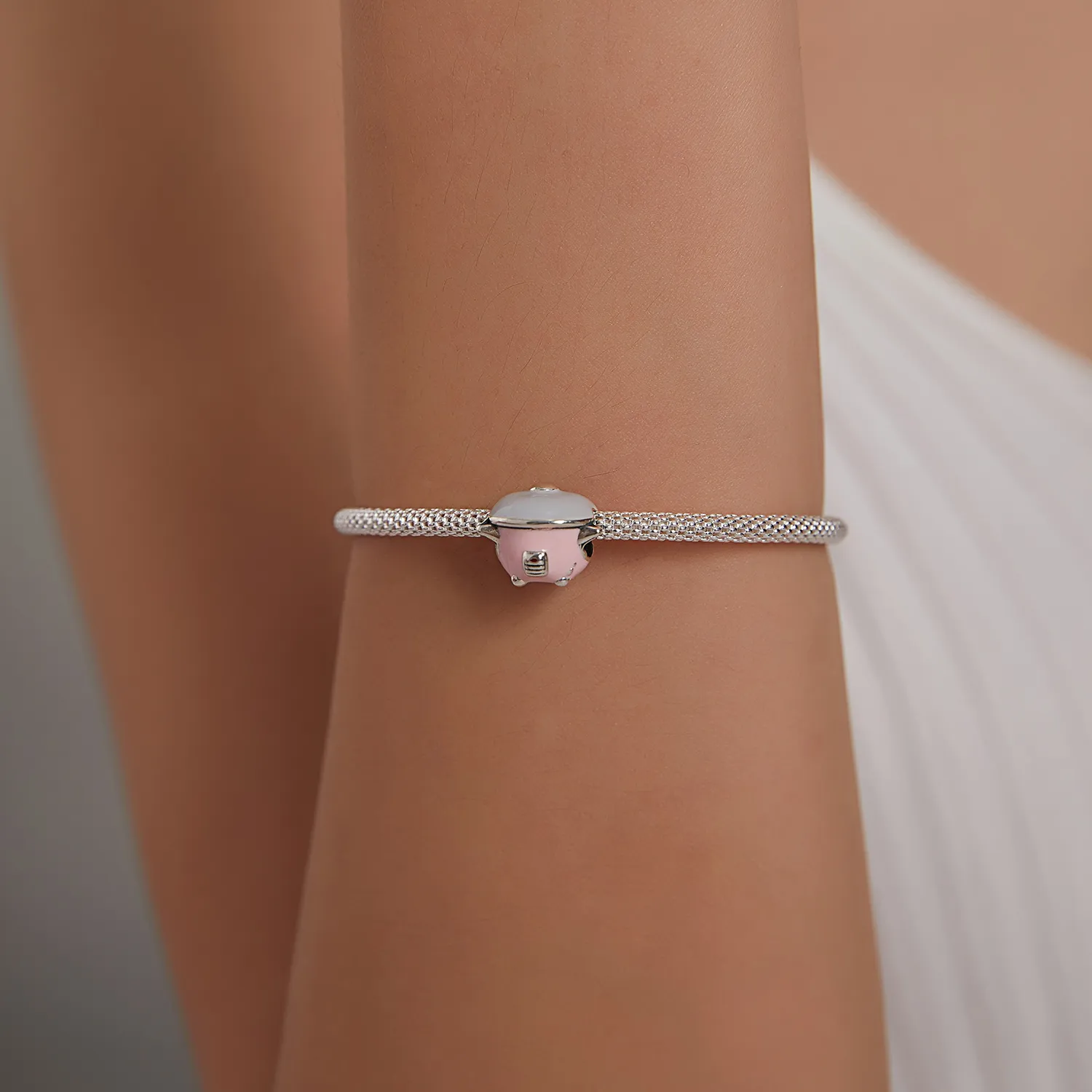 Pandora Style Silver Mini Rice Cooker Charm - SCC1862
