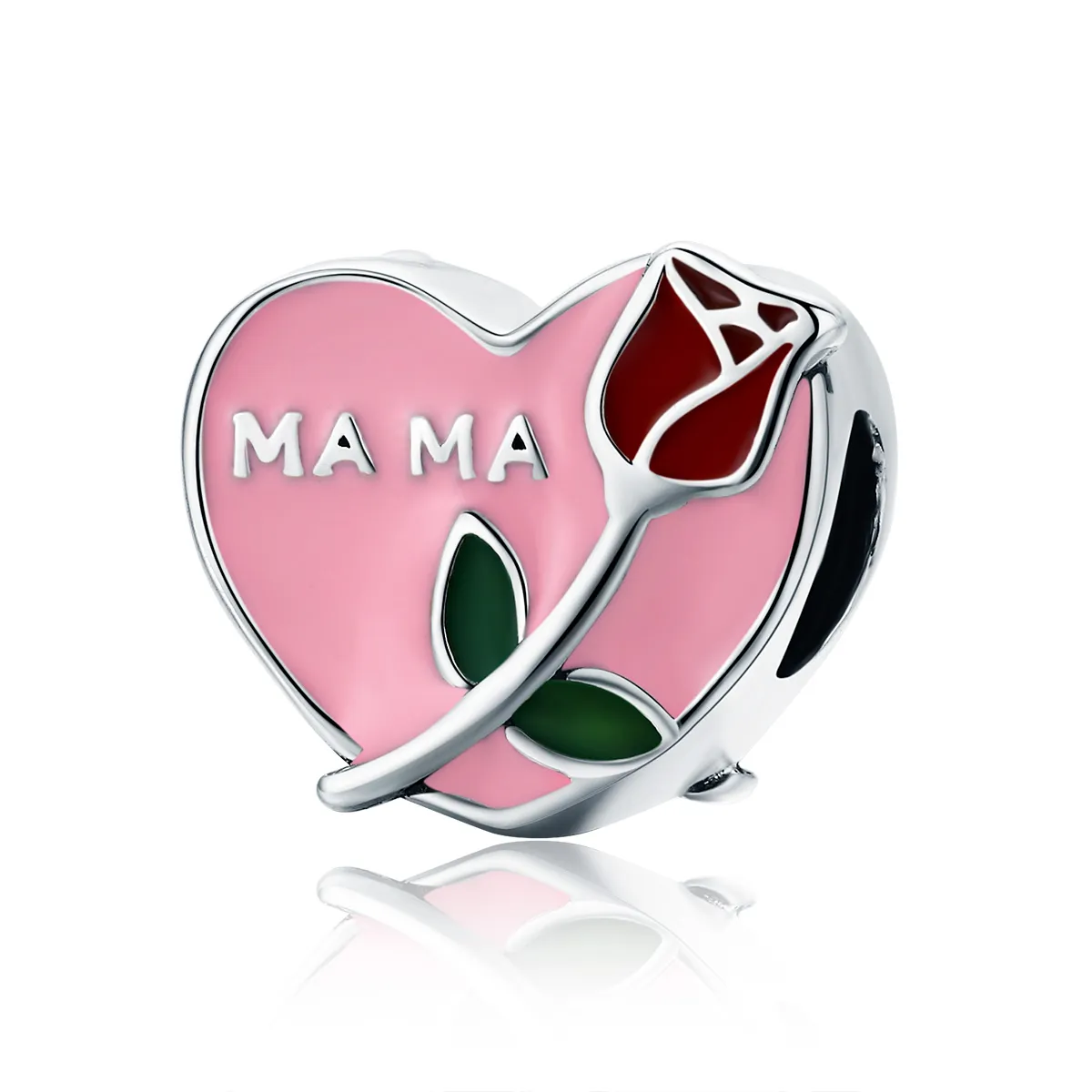 Pandora Style Silver Motherly Love Confession Charm - SCC652