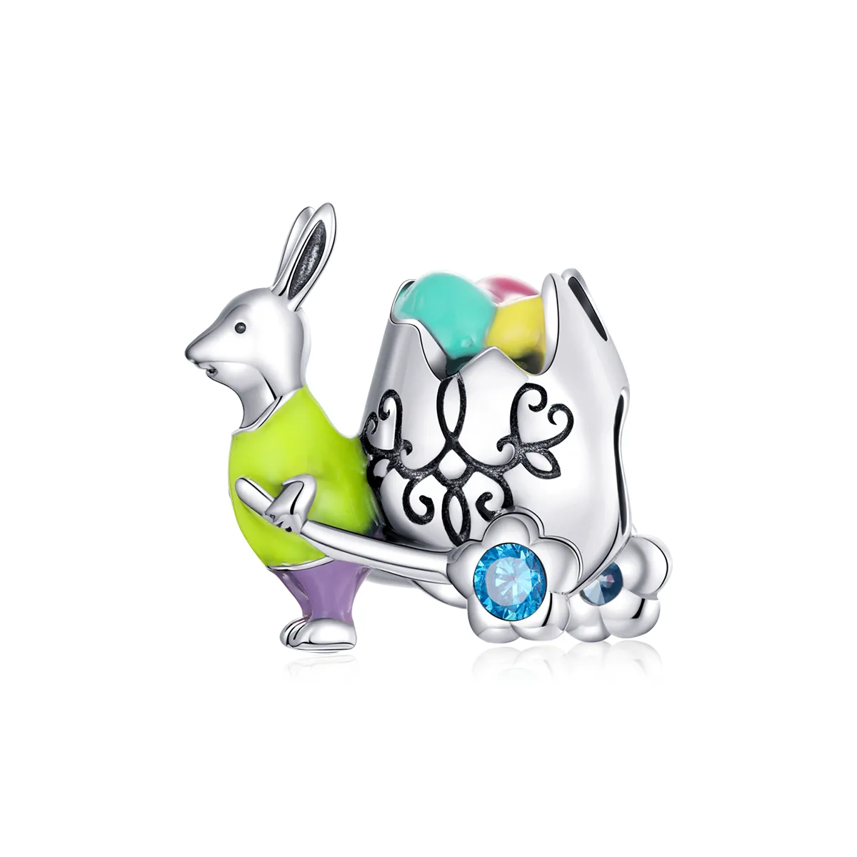 Pandora Style Silver Mr. Rabbit Charm - SCC1755