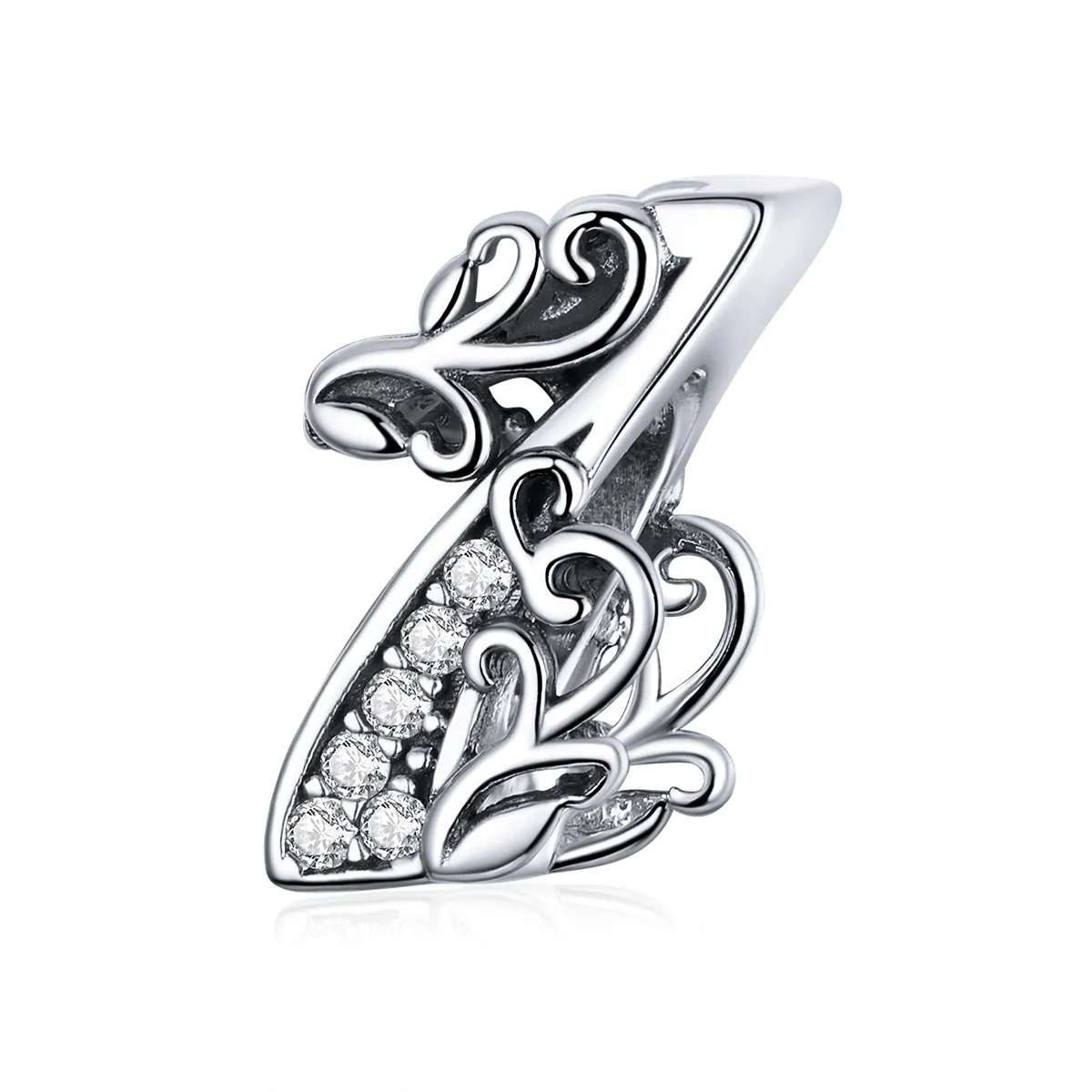 Pandora Style Silver Number 1 Charm - SCC1418-1