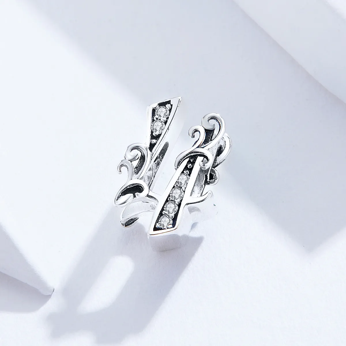 Pandora Style Silver Number 4 Charm - SCC1418-4