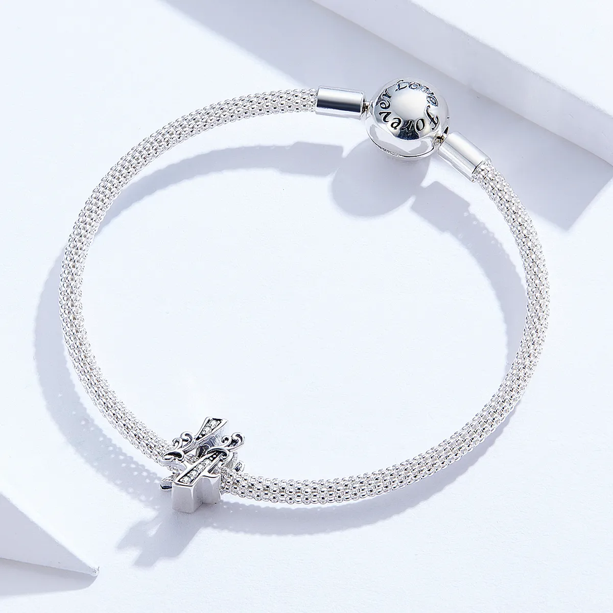 Pandora Style Silver Number 4 Charm - SCC1418-4