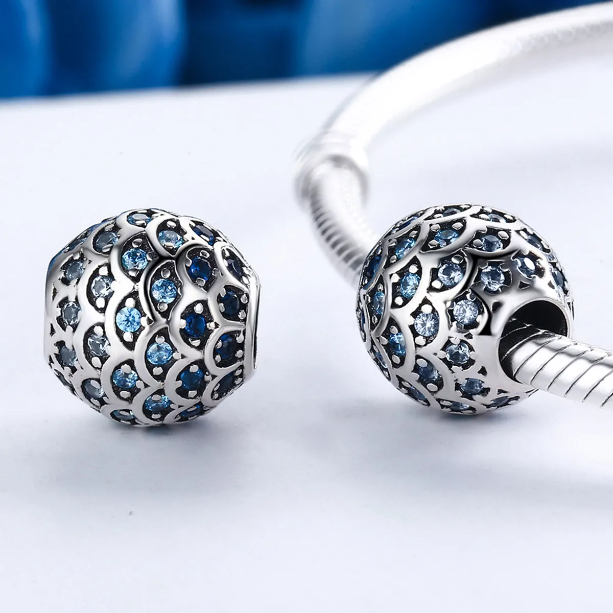 Pandora Style Silver Ocean'S Daughter Charm - SCC169