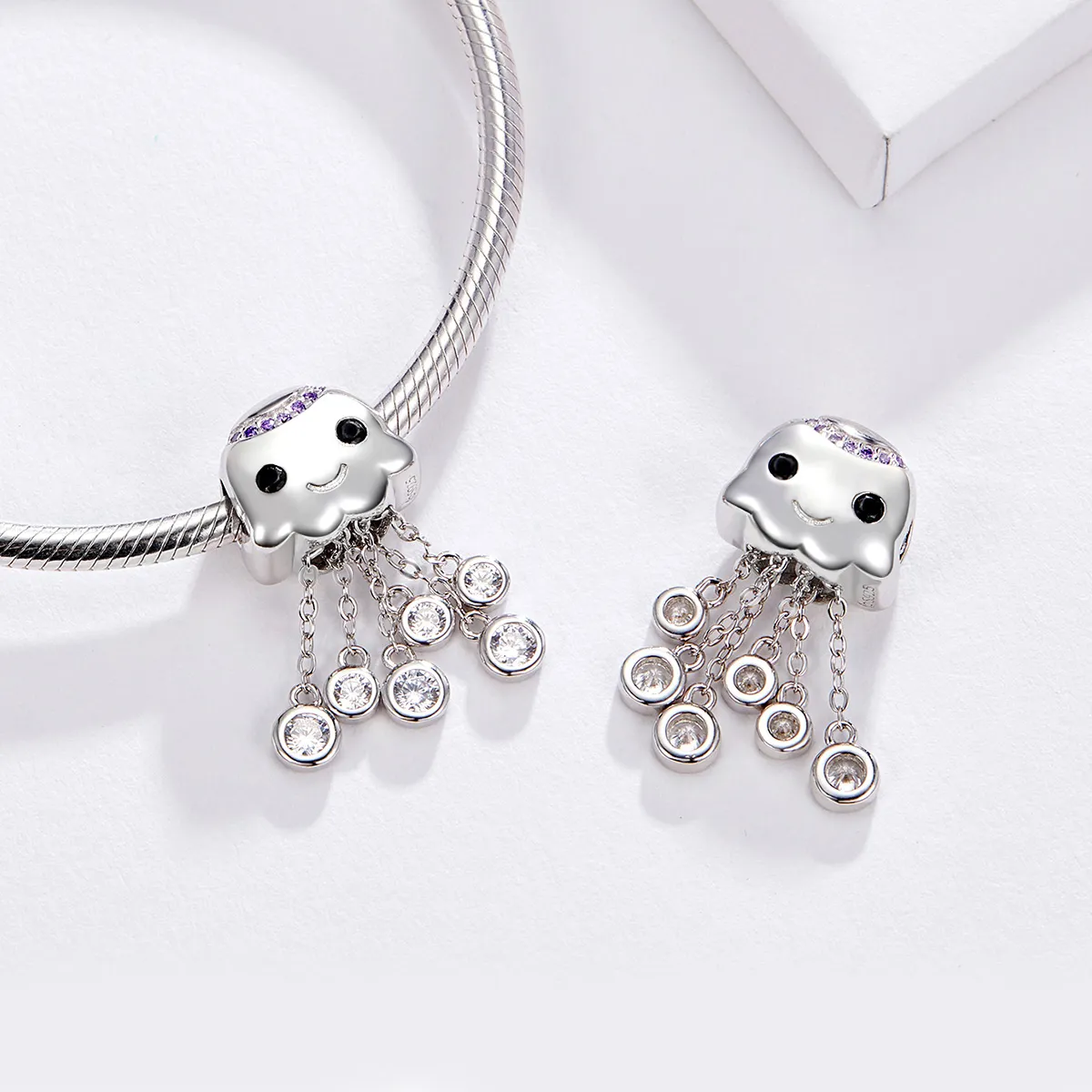 Pandora Style Silver Octopus Charm - BSC081