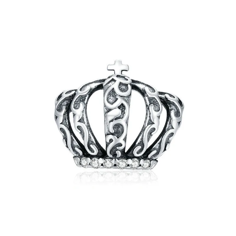 Pandora Style Silver Pope Crown Charm - BSC378