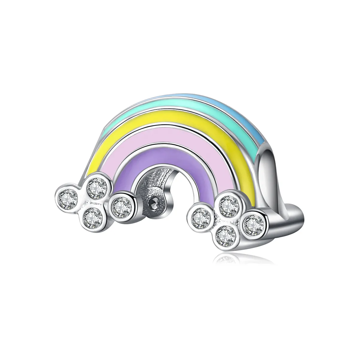 Pandora Style Silver Rainbow Charm - SCC1425
