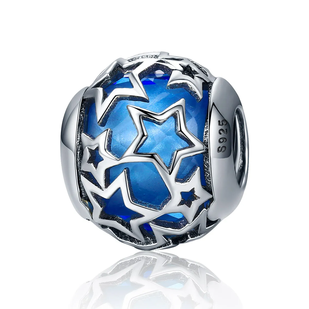Pandora Style Silver Romantic Stars Charm - SCC511