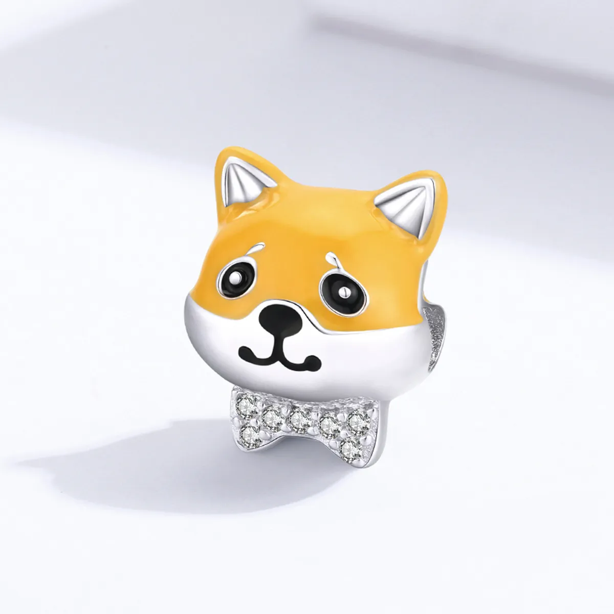 Pandora Style Silver Shiba Inu Charm - BSC188