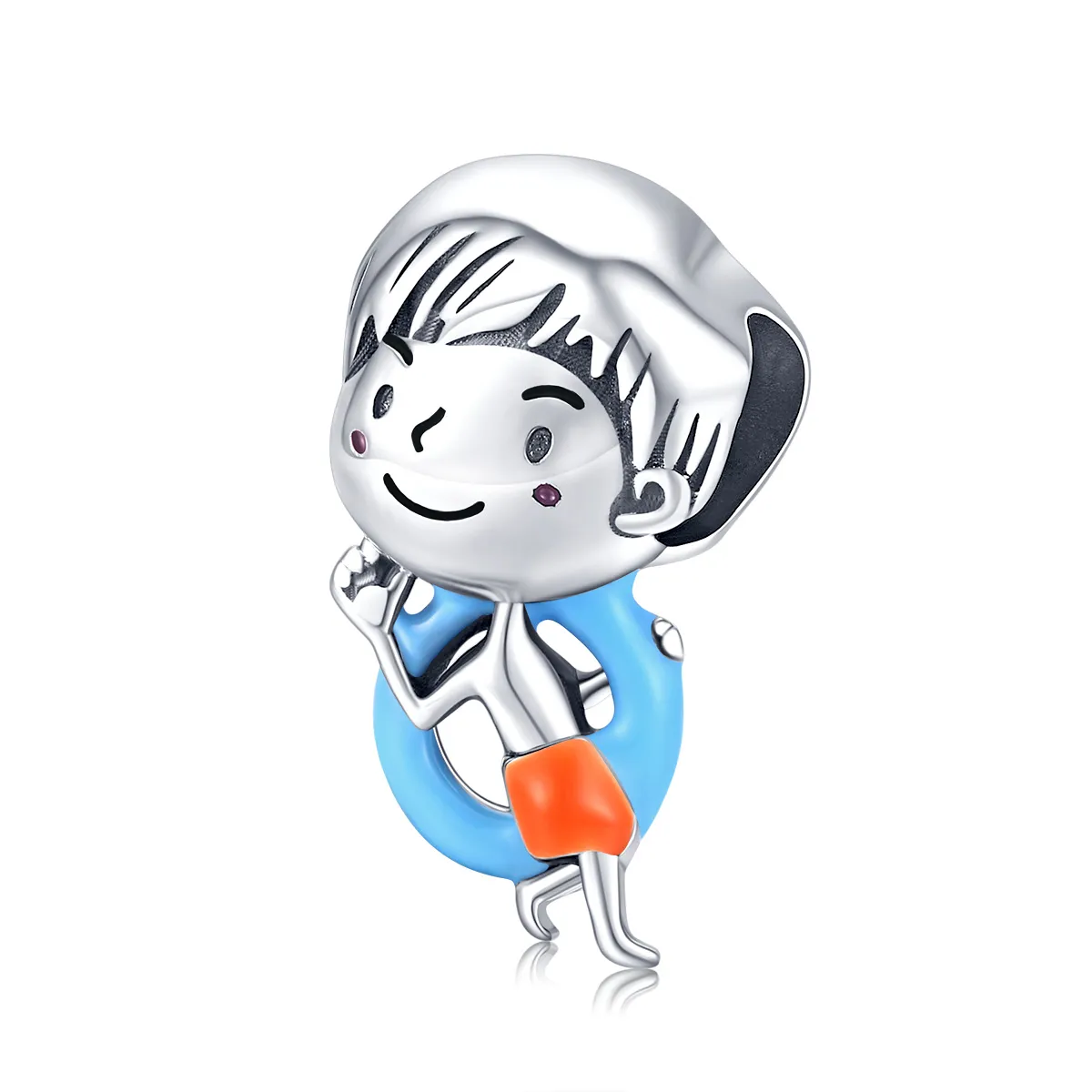 Pandora Style Silver Shunshine Baby Boy Charm - SCC1526