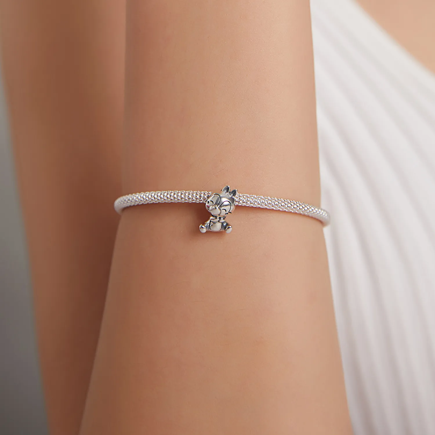 Pandora Style Silver Squirrel Charm - SCC1869