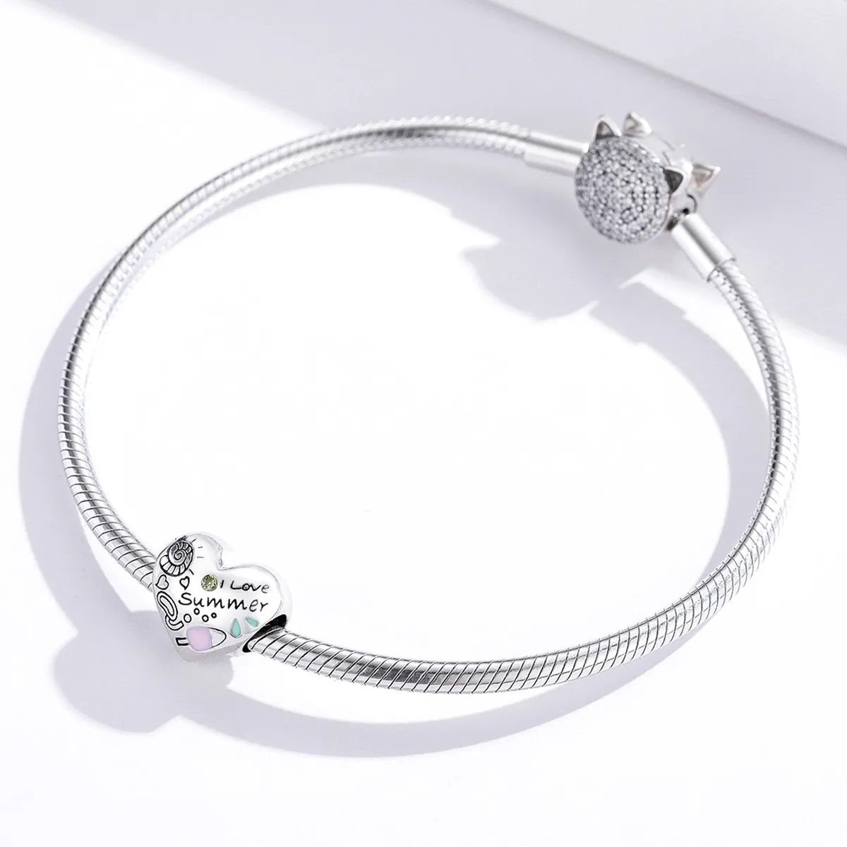 Pandora Style Silver Summer Graffiti Charm - SCC1529