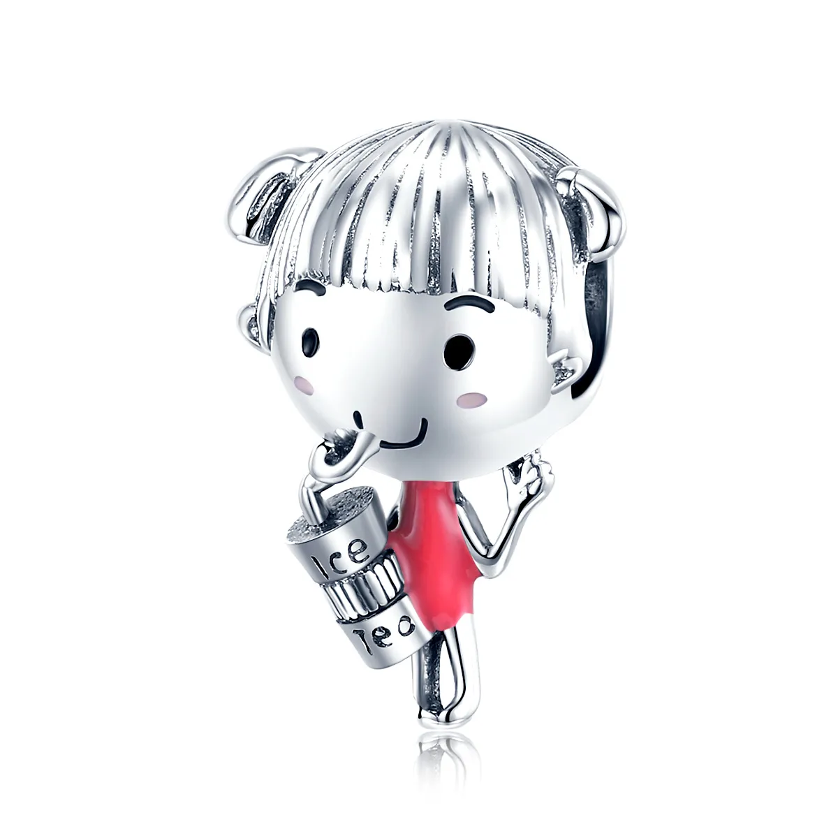 Pandora Style Silver Sunshine Girl Charm SCC1525