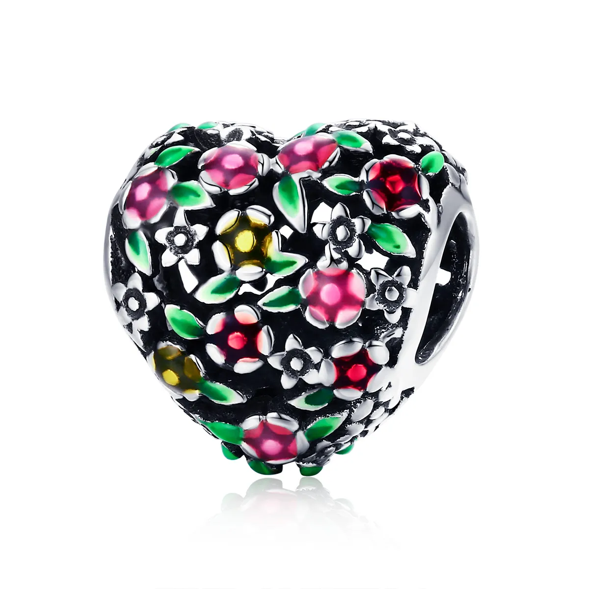 Pandora Style Silver The Valley of Wind Flowers Charm - SCC646