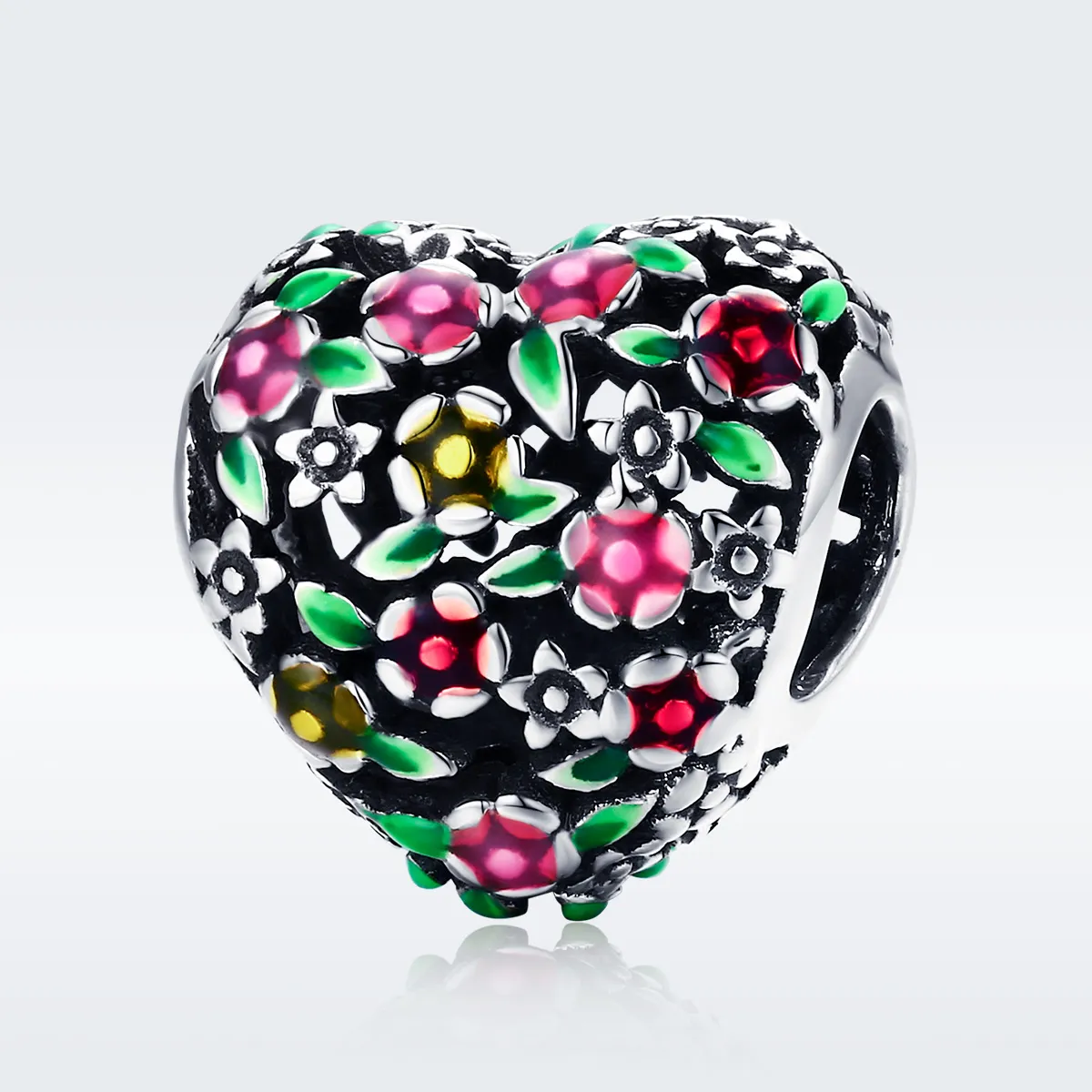 Pandora Style Silver The Valley of Wind Flowers Charm - SCC646