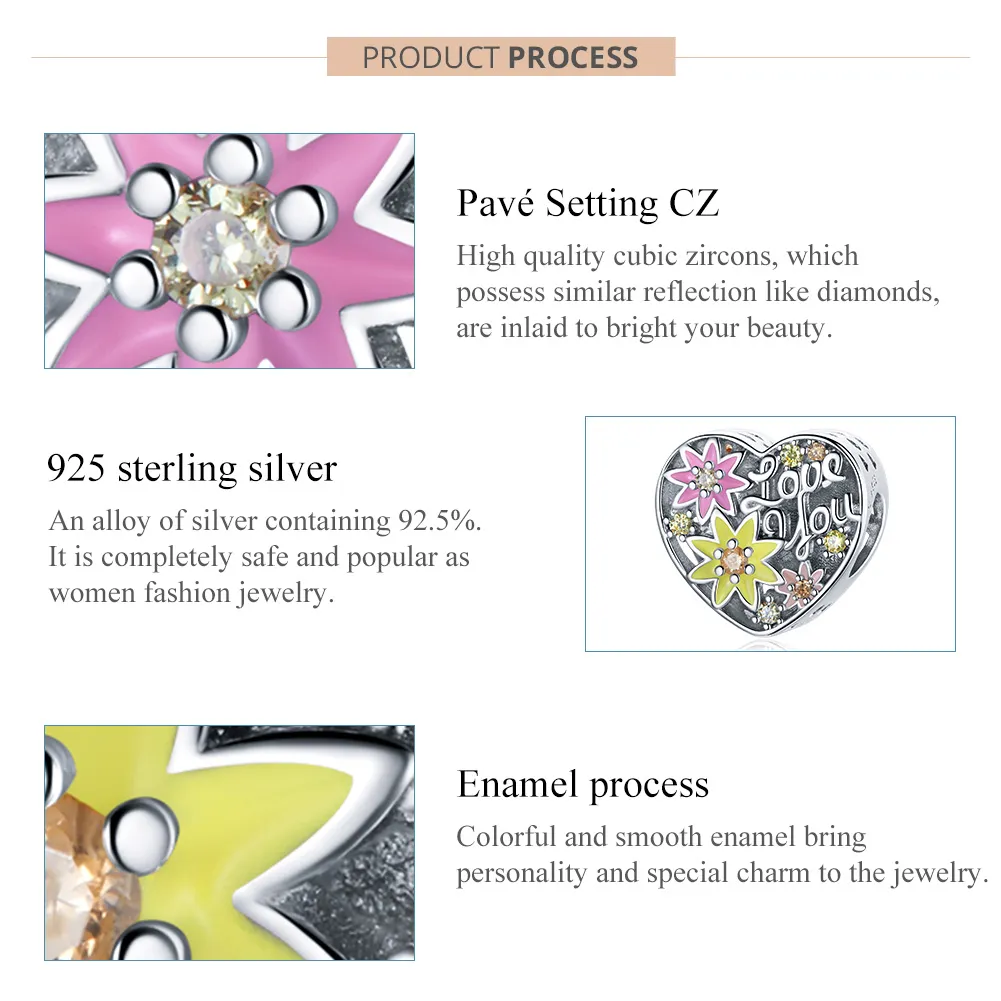 Pandora Style Silver To Blossom Charm - SCC1794