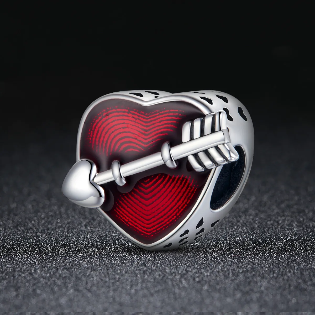 Pandora Style Silver Valentine'S Day First Love Charm - SCC480