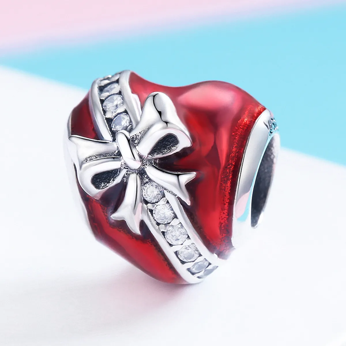 Pandora Style Silver Valentine'S Day Love Gift Charm - SCC741