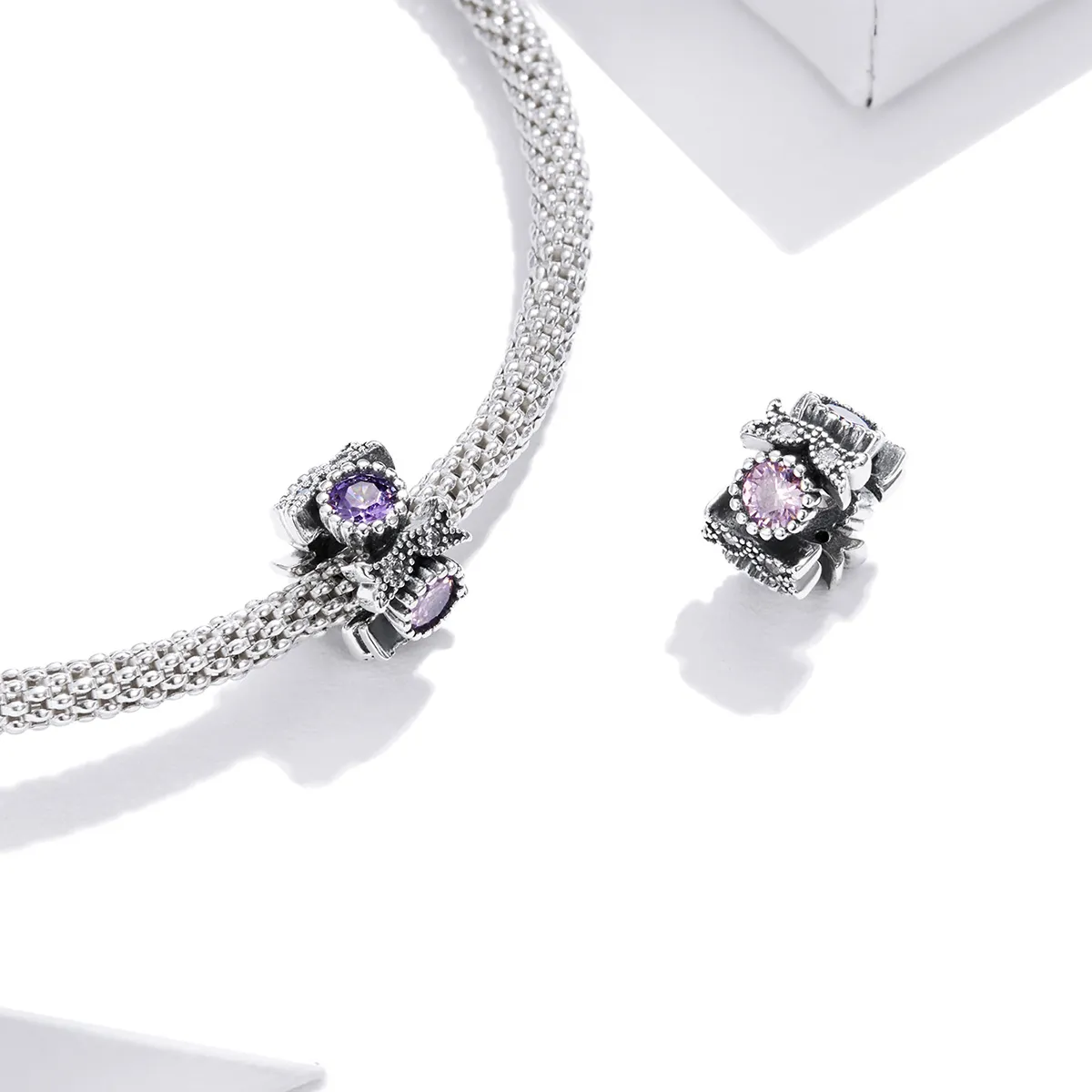 Pandora Style Silver Victoria'S Heartbeat Charm - SCC1784