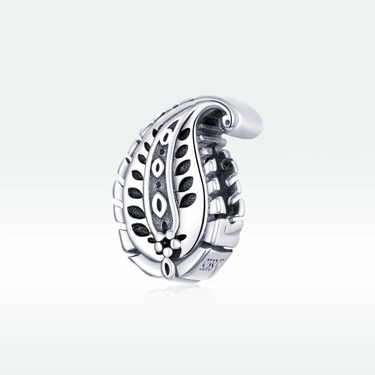 Pandora Style Silver Vintage Leaves Charm - SCC1824