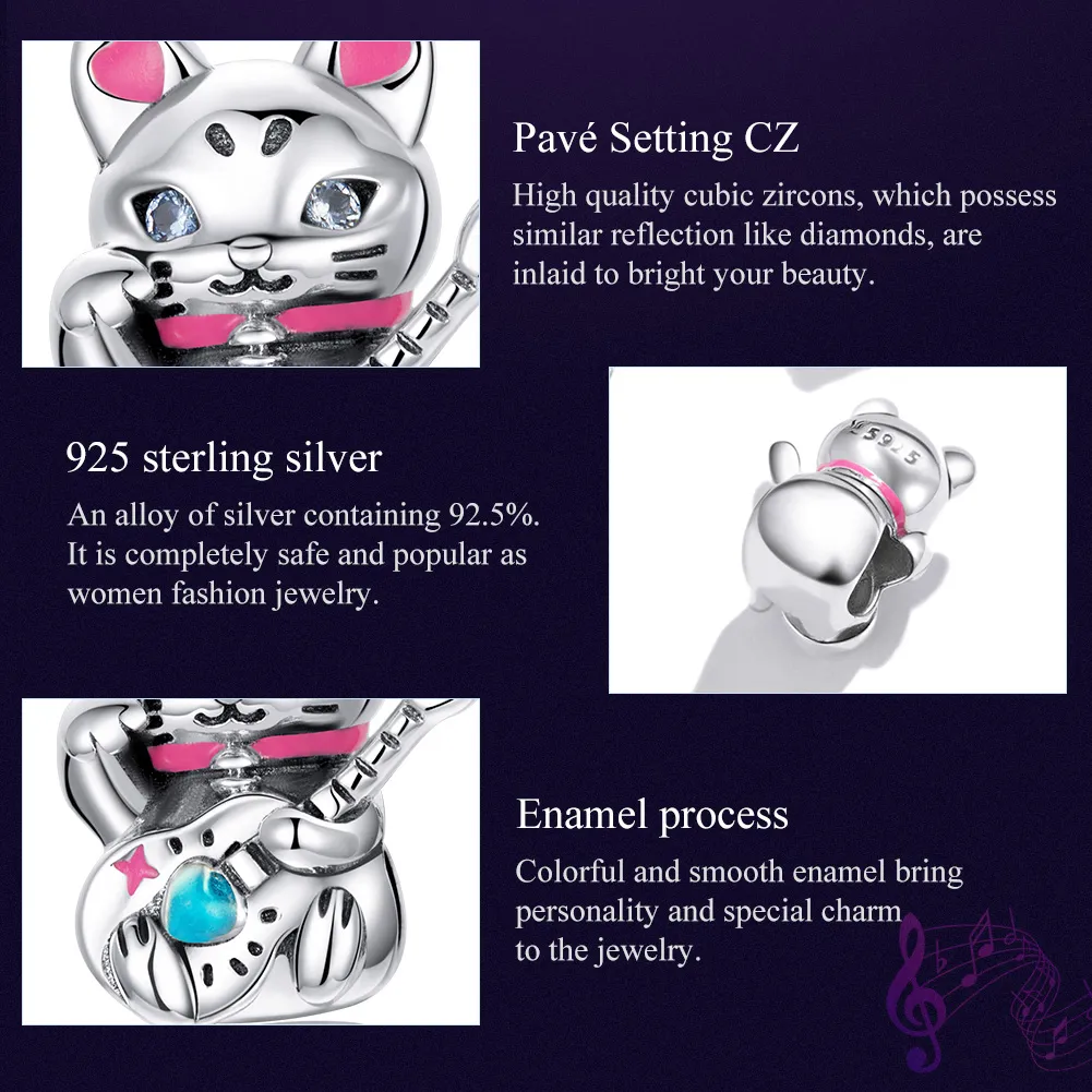 Pandora Style Silver You Are My Rock Charm - SCC1840