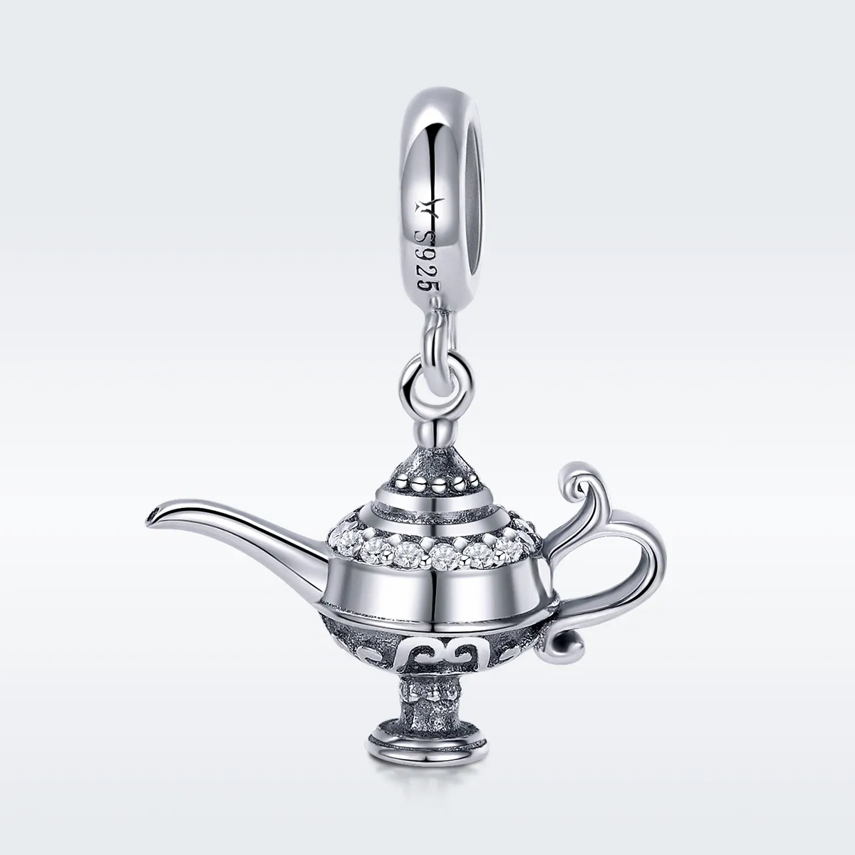 Pandora Style Silver Aladdin'S Lamp Dangle - SCC703