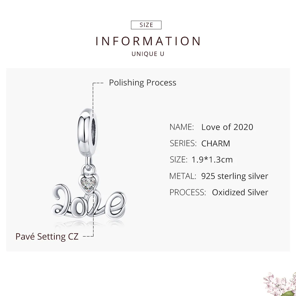Pandora Style Silver Anniversary 2020 Dangle - SCC1354