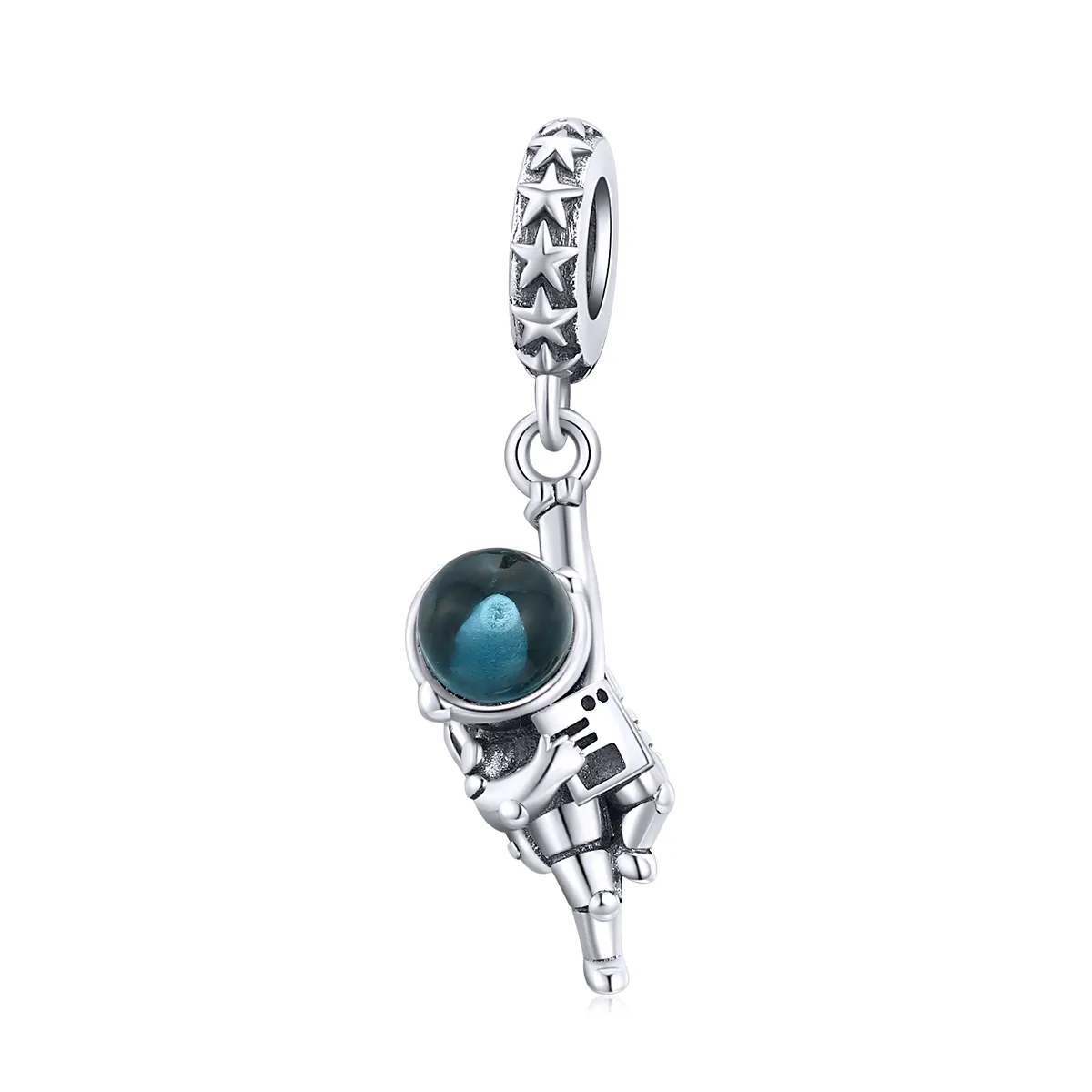 Pandora Style Silver Astronaut Dangle - BSC202