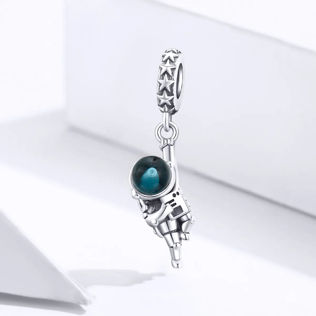 Pandora Style Silver Astronaut Dangle - BSC202