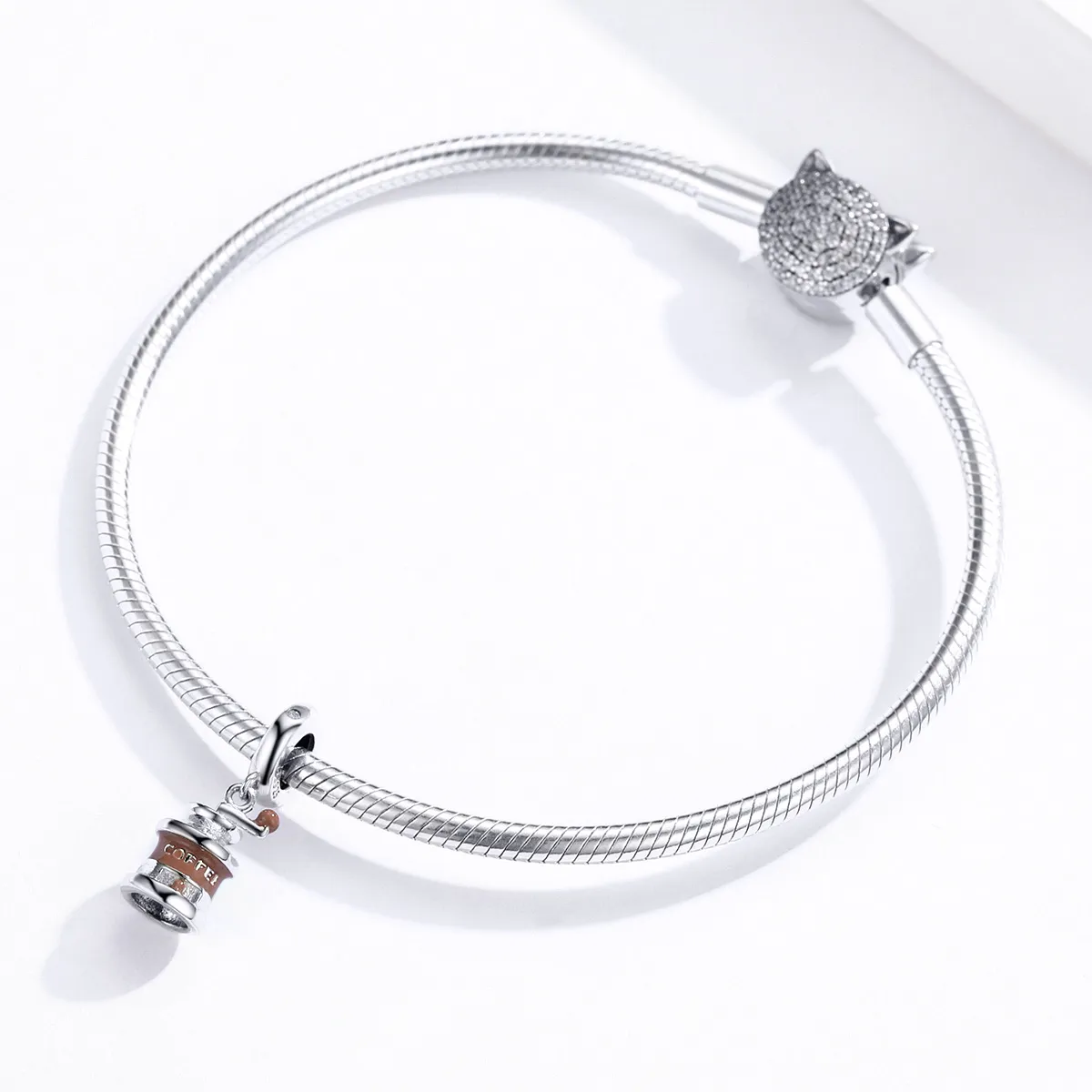 Pandora Style Silver Coffee Grinder Dangle - BSC170