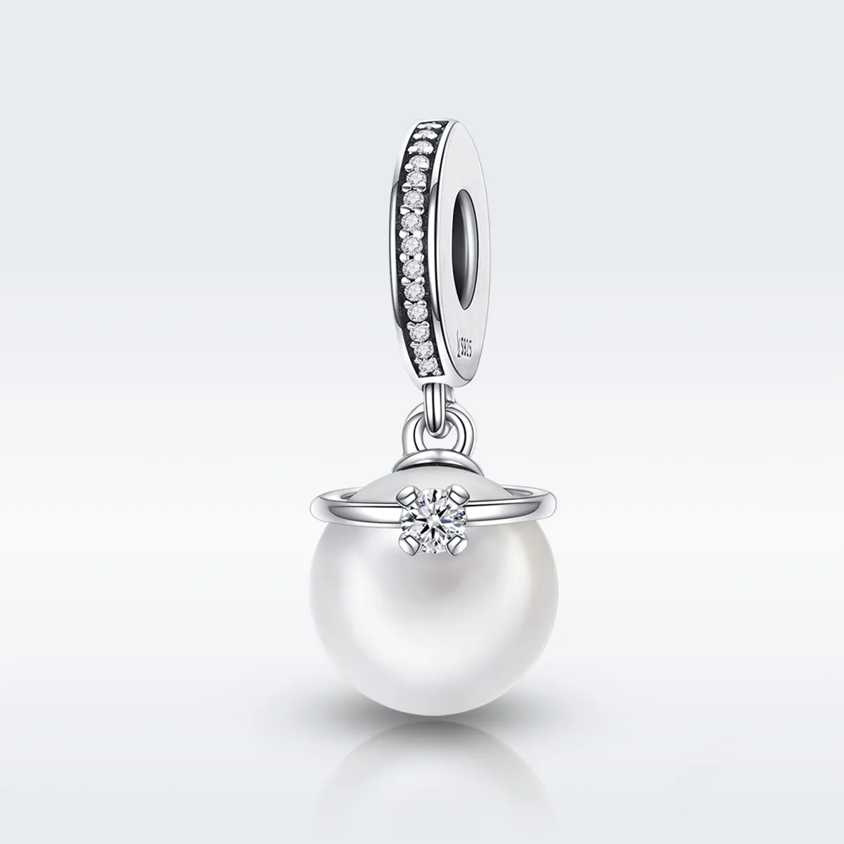 Pandora Style Silver Elegant Pearls Dangle - SCC137